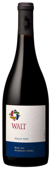 Bottle of Walt Blue Jay Pinot Noir 