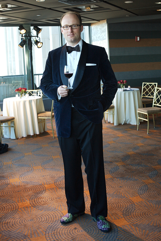 Prince Robert de Luxembourg of Chateau Haut-Brion in 2010 at annual wine auction run by QRW and NYIT